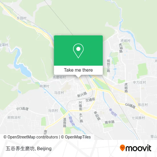 五谷养生磨坊 map