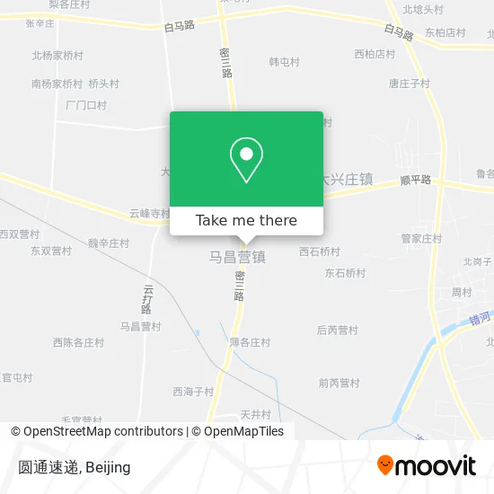 圆通速递 map