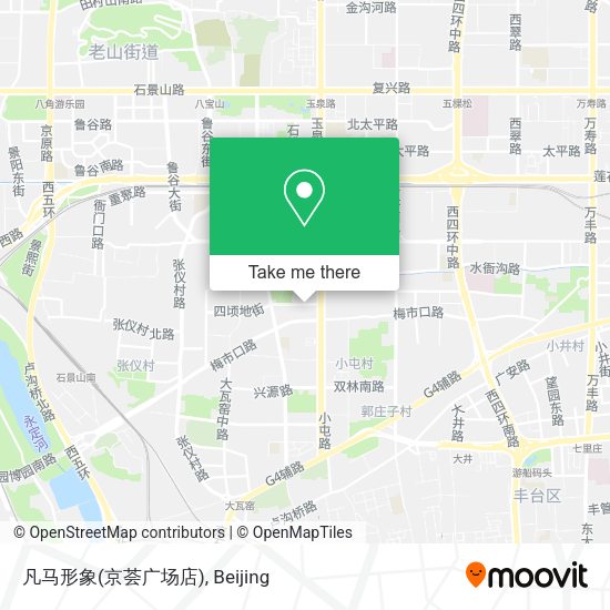 凡马形象(京荟广场店) map
