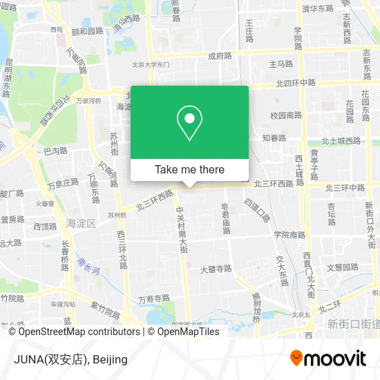 JUNA(双安店) map
