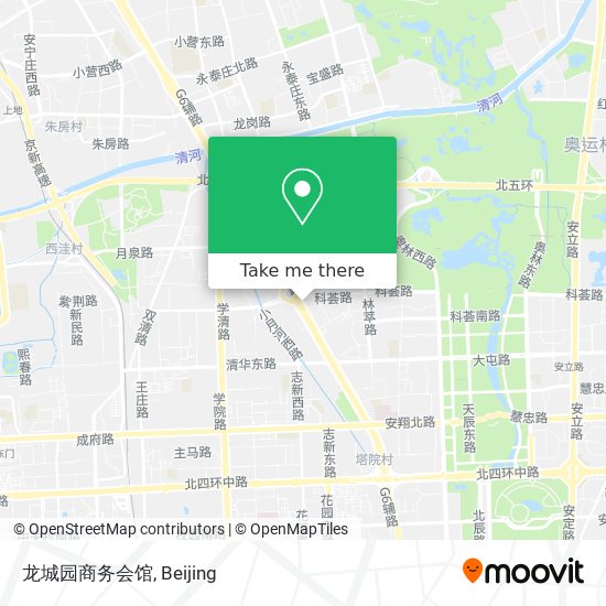 龙城园商务会馆 map