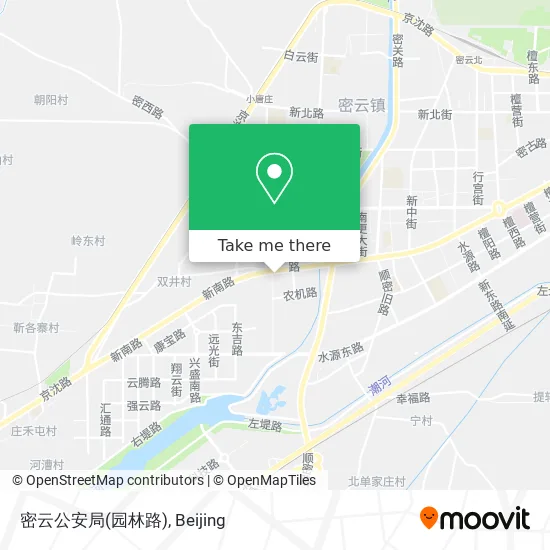 密云公安局(园林路) map