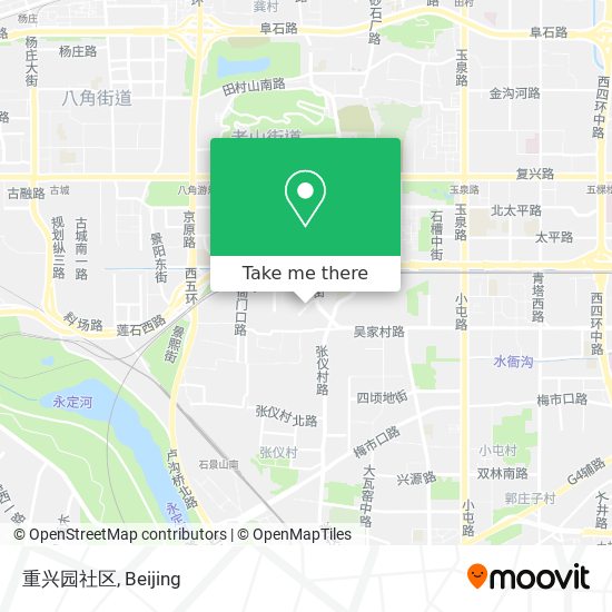 重兴园社区 map