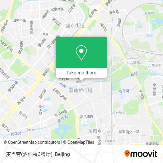麦当劳(酒仙桥3餐厅) map
