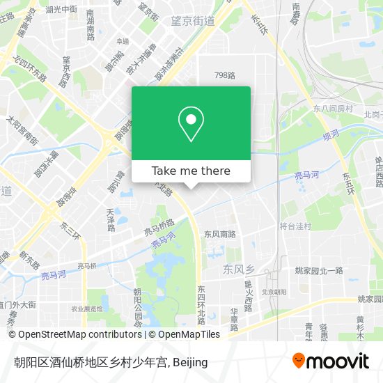 朝阳区酒仙桥地区乡村少年宫 map