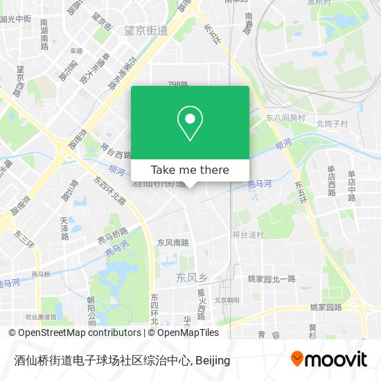 酒仙桥街道电子球场社区综治中心 map