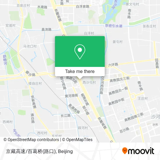 京藏高速/百葛桥(路口) map