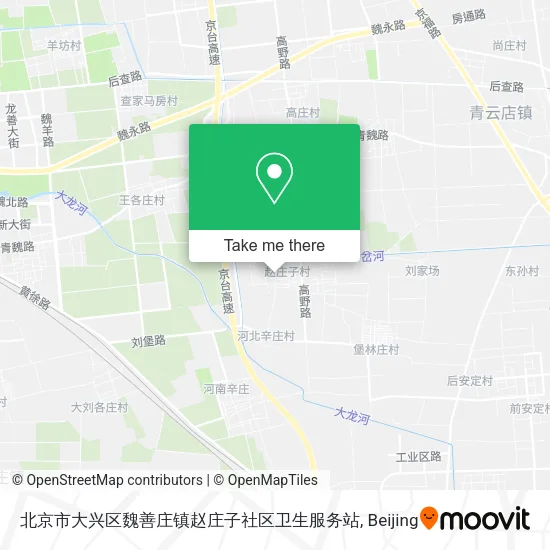 北京市大兴区魏善庄镇赵庄子社区卫生服务站 map