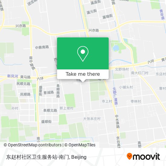 东赵村社区卫生服务站-南门 map