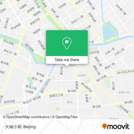 大城小厨 map
