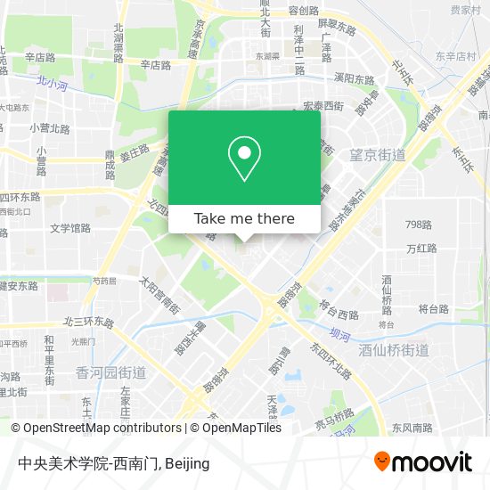 中央美术学院-西南门 map