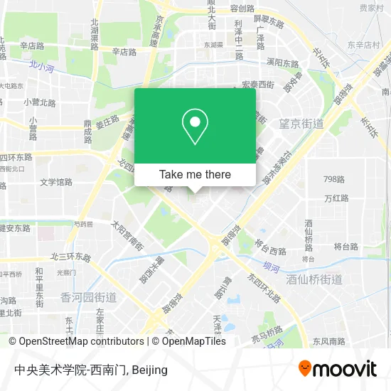 中央美术学院-西南门 map