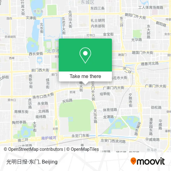 光明日报-东门 map