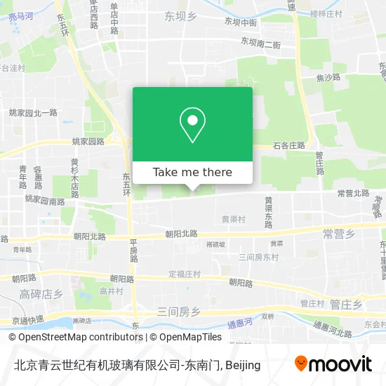 北京青云世纪有机玻璃有限公司-东南门 map