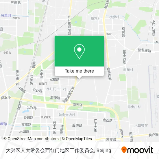 大兴区人大常委会西红门地区工作委员会 map