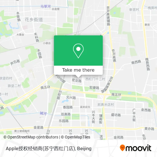 Apple授权经销商(苏宁西红门店) map