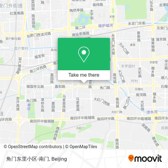 角门东里小区-南门 map