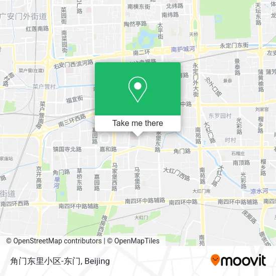 角门东里小区-东门 map