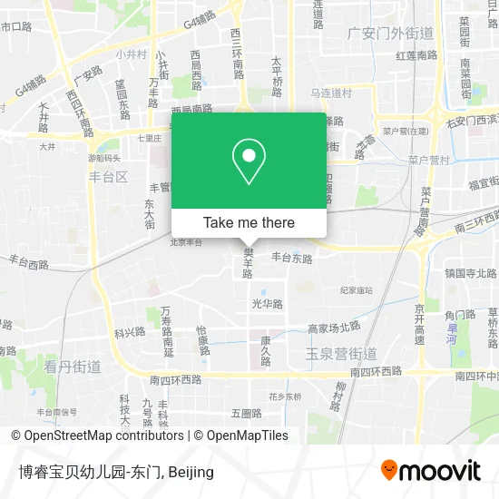 博睿宝贝幼儿园-东门 map