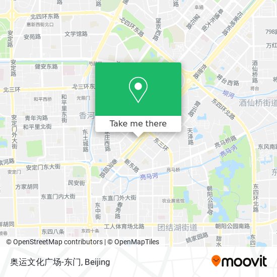 奥运文化广场-东门 map