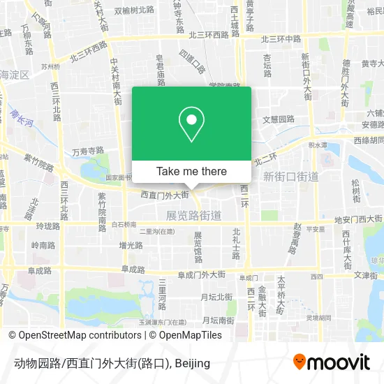动物园路/西直门外大街(路口) map