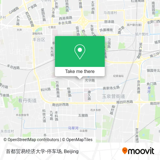 首都贸易经济大学-停车场 map