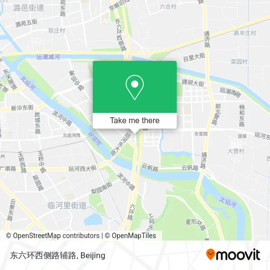 东六环西侧路辅路 map