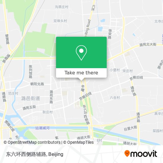 东六环西侧路辅路 map