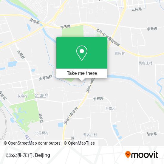 翡翠湖-东门 map