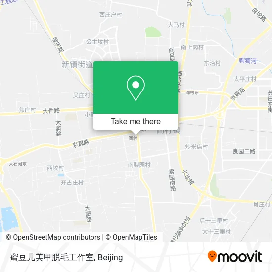 蜜豆儿美甲脱毛工作室 map