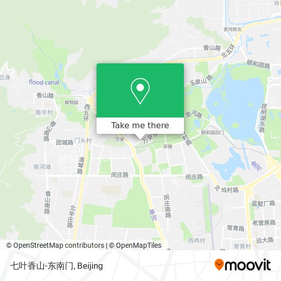 七叶香山-东南门 map