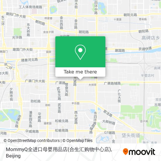 MommyQ全进口母婴用品店(合生汇购物中心店) map
