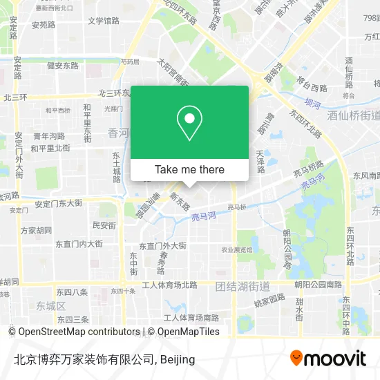 北京博弈万家装饰有限公司 map