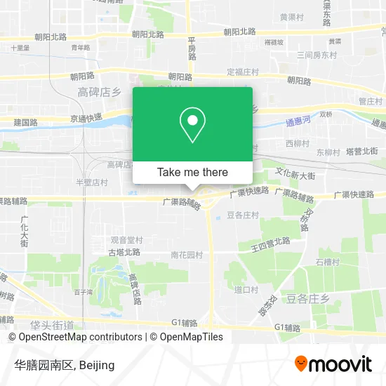 华膳园南区 map