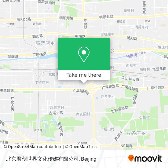 北京君创世界文化传媒有限公司 map