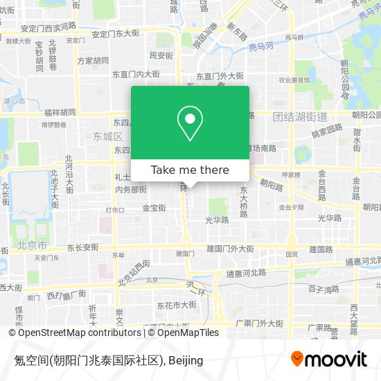 氪空间(朝阳门兆泰国际社区) map