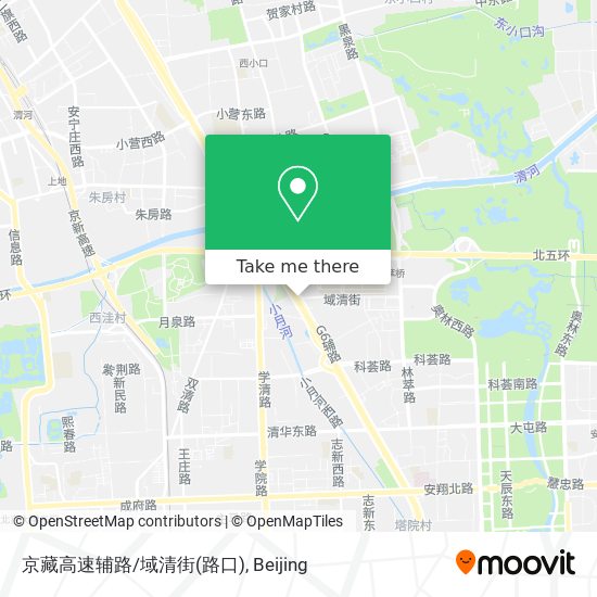 京藏高速辅路/域清街(路口) map