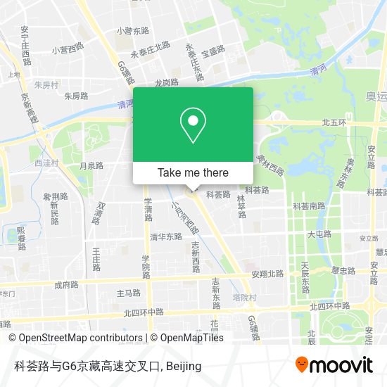科荟路与G6京藏高速交叉口 map