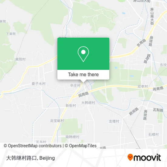 大韩继村路口 map