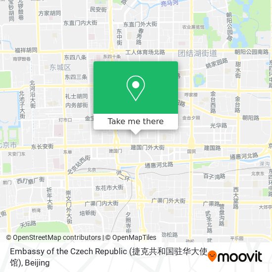 Embassy of the Czech Republic (捷克共和国驻华大使馆) map