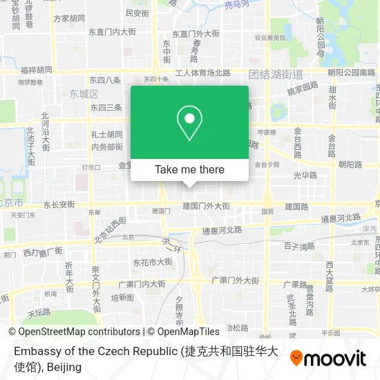 Embassy of the Czech Republic (捷克共和国驻华大使馆) map