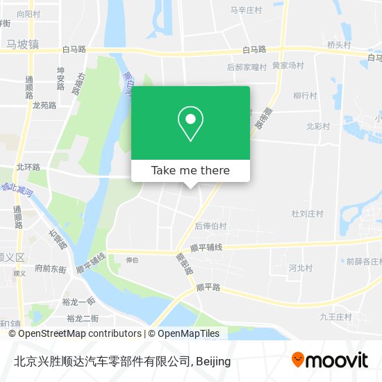 北京兴胜顺达汽车零部件有限公司 map