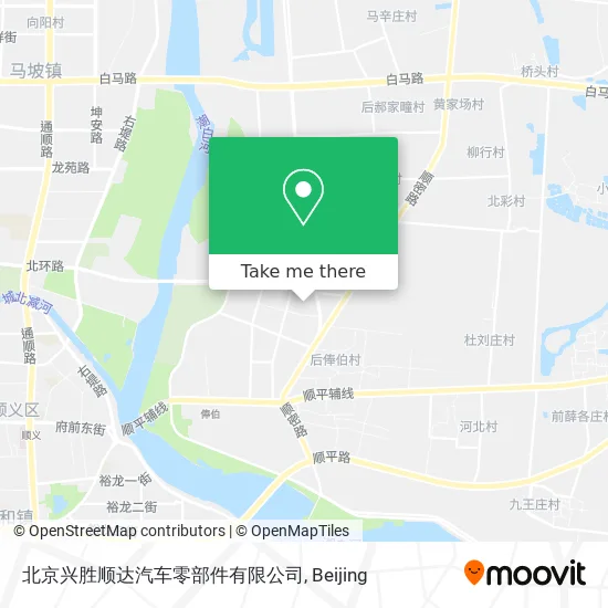 北京兴胜顺达汽车零部件有限公司 map