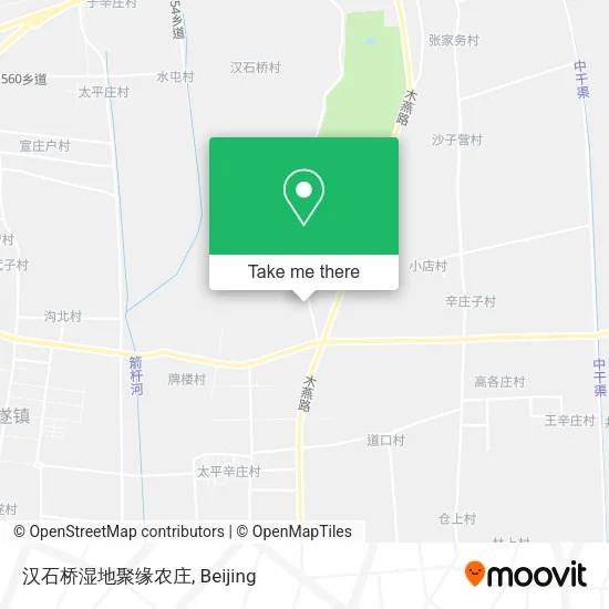 汉石桥湿地聚缘农庄 map