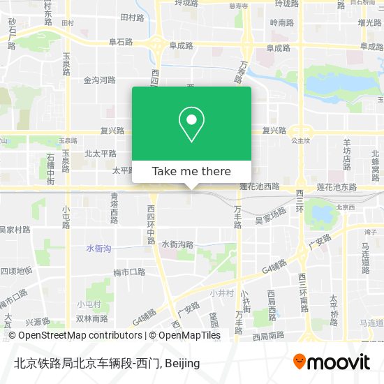 北京铁路局北京车辆段-西门 map
