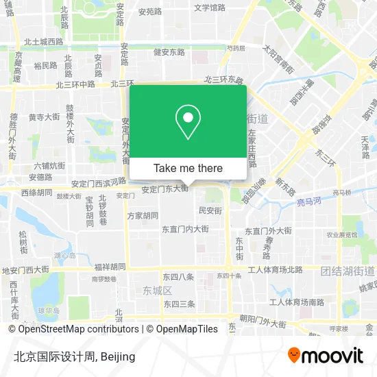 北京国际设计周 map