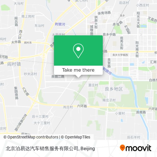 北京泊易达汽车销售服务有限公司 map