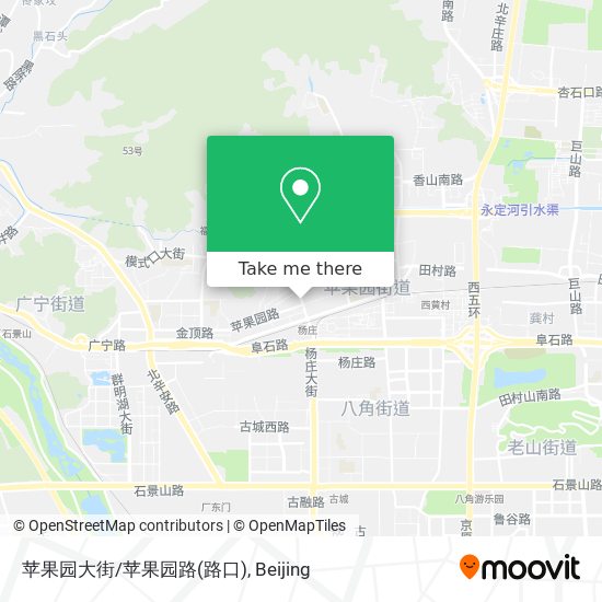 苹果园大街/苹果园路(路口) map
