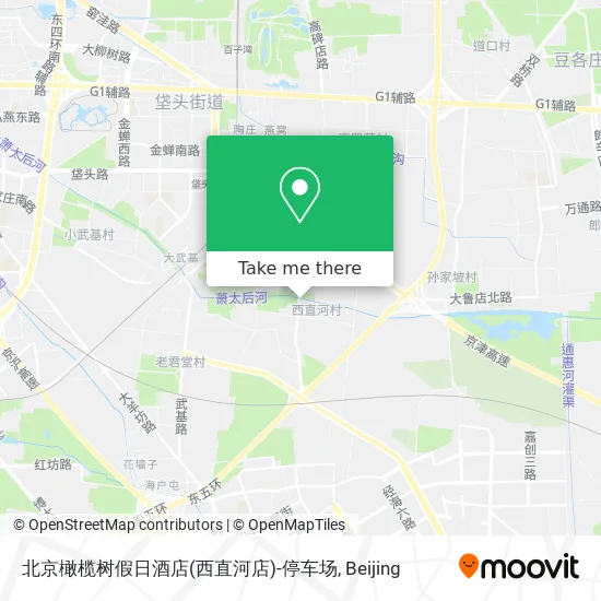 北京橄榄树假日酒店(西直河店)-停车场 map