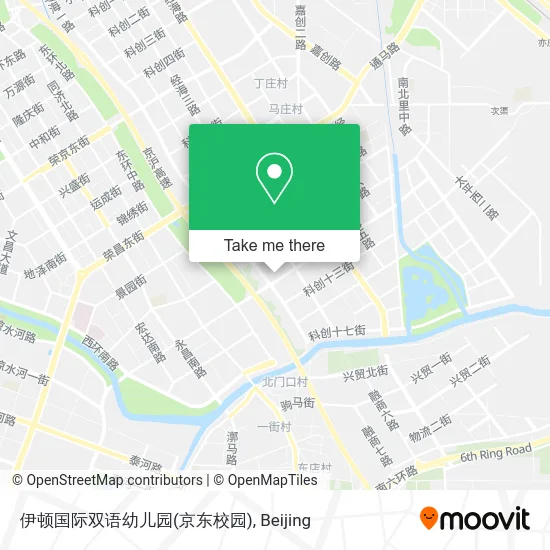 伊顿国际双语幼儿园(京东校园) map